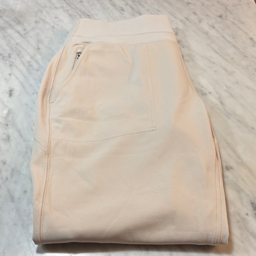 Athleta Cream Track Pants